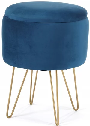 Image Пуф Akord Lili Blue Dark