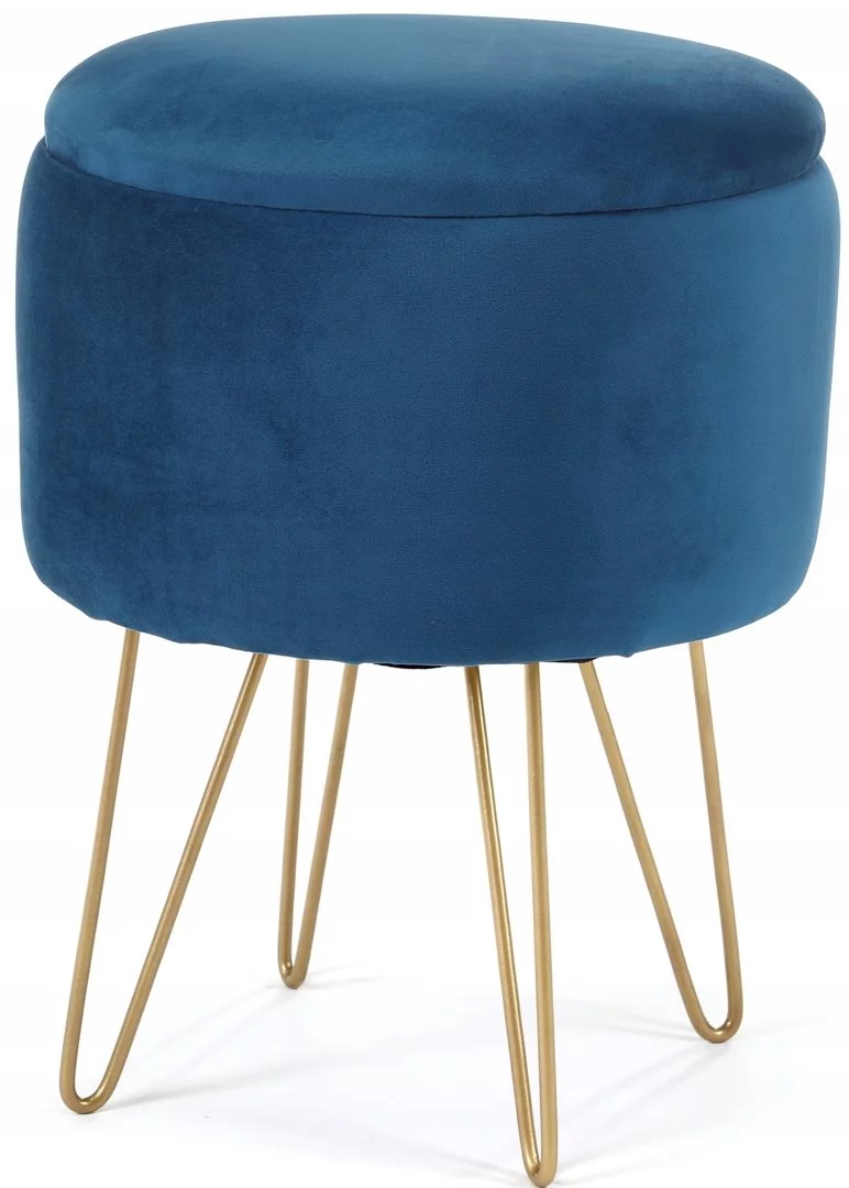 Image Пуф Akord Lili Blue Dark