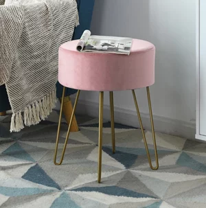 Image Пуф Costway JV11342PI Pink