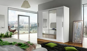 Image Шкаф купе Space Meble Bega II 180x215x58 White Matte