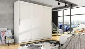 Image Шкаф купе Space Meble Aston II 250x215x58 White Matte