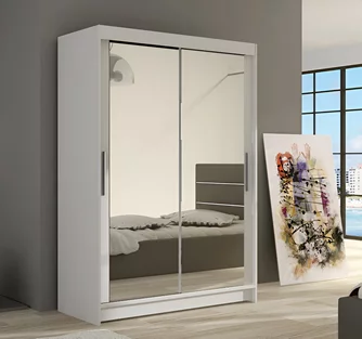 Шкаф купе Space Meble Miami VII 120x200x58 White Matte