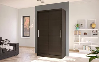 Шкаф купе Space Meble Costa I 100x200x58 Chocolate