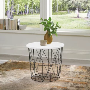 Image Măsuţă cafea Halmar Mariffa White/Black