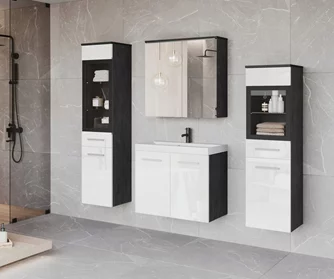 Комплект мебели Bratex Madrit II Matera/White Gloss