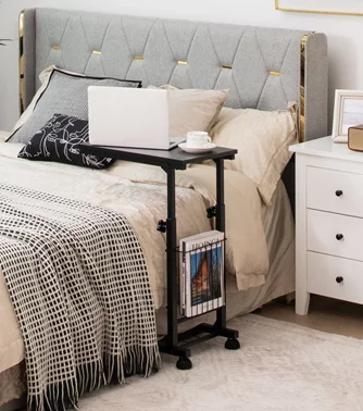 Стол для ноутбука Costway JV10488DK Black