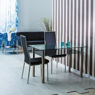 Стол для кухни Signal Madras Transparent/Chrome