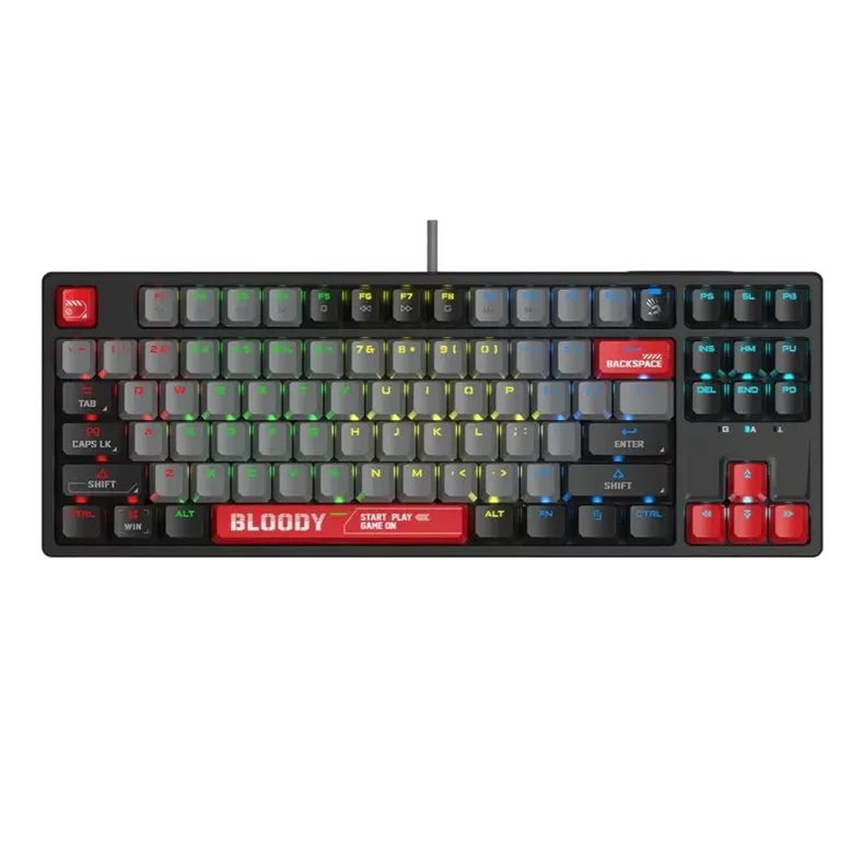Image Клавиатура Bloody S87 En/Ru Energy Red
