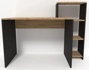 Image Письменный стол Smartex M2 120 Черный/Дуб темный