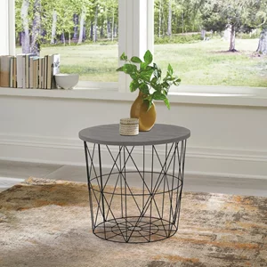 Image Măsuţă cafea Halmar Mariffa Gray/Black