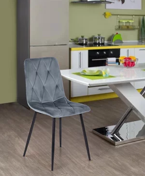 Image Стул для кухни Mebel Elite Robin Grey/Black