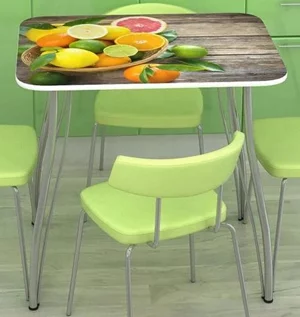 Image Стол для кухни Stendmebel Frukty 800х600х750 White/Chrome