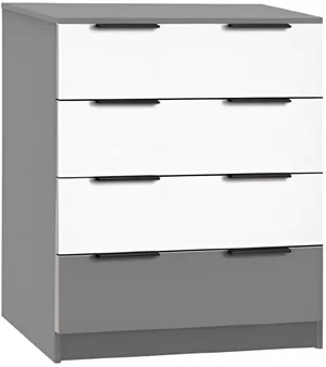 Image Комод Modern Komfort 4B  Gray Slate/White