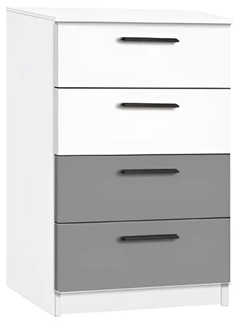 Комод Modern Andi 4S White/Grey Slate