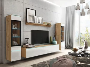 Image Living Bratex Vera II Wotan Oak/White Gloss