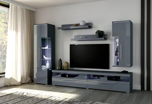 Image Стенка Helvetia India №10 2.45m Gray/Gray Gloss