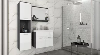 Комплект мебели Bratex Montreal Matera/White Gloss