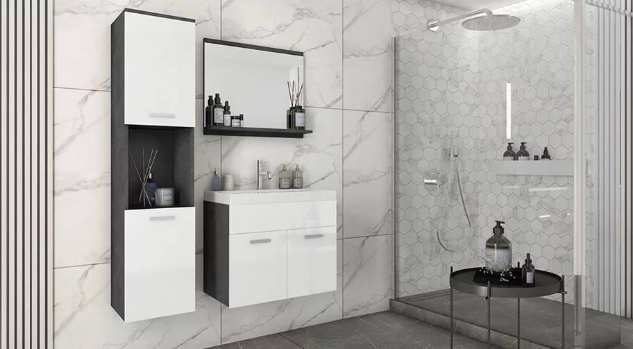 Image Комплект мебели Bratex Montreal Matera/White Gloss
