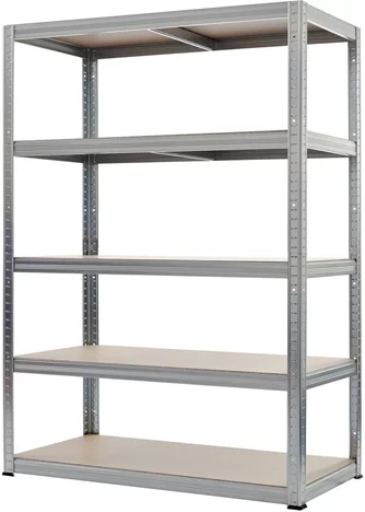 Стеллаж SDGroup Strategic max.100 180x90x50cm Silver/Brown