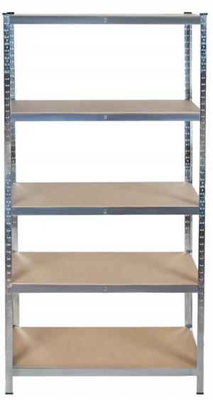 Image Стеллаж Malatec 23766 220x100x45см Silver/Brown