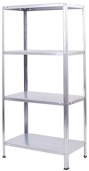 Image Стеллаж Strategic 4 полок max.45 150x75x30 Silver