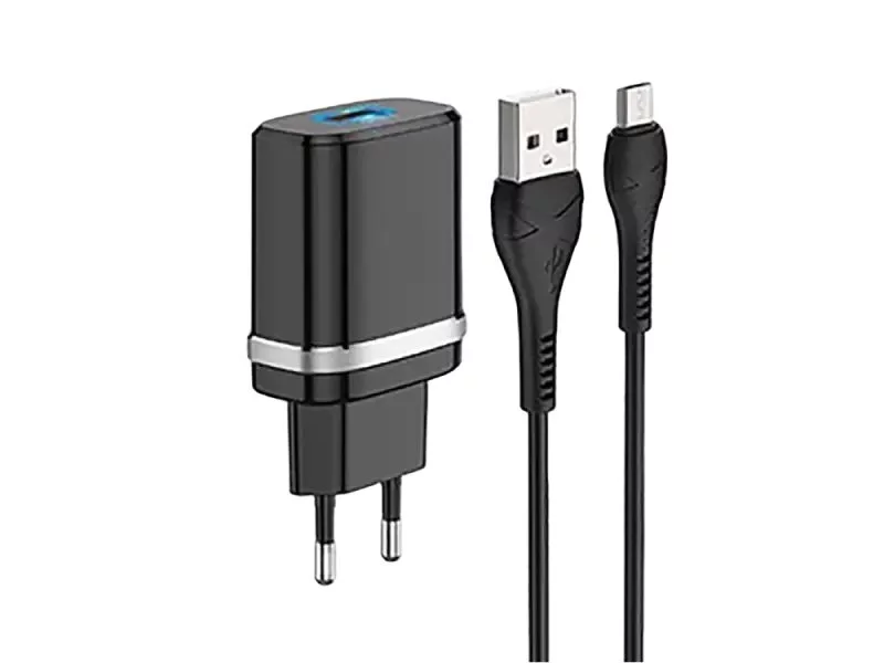 Image Incarcator Xpower Charger + Micro-USB Cable Black