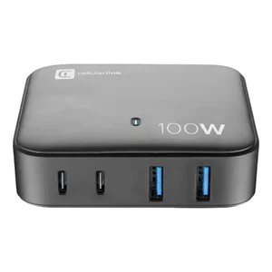 Image Зарядное устройство Cellularline Wall Charger GAN 100W Black