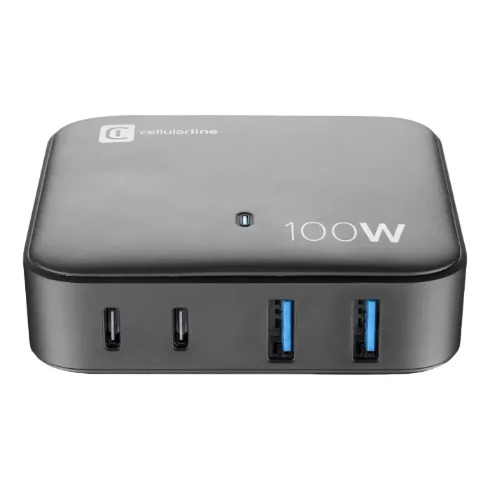 Image Зарядное устройство Cellularline Wall Charger GAN 100W Black