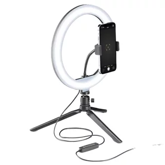 Кольцевая лампа Cellularline Selfie Ring Multicolor Black