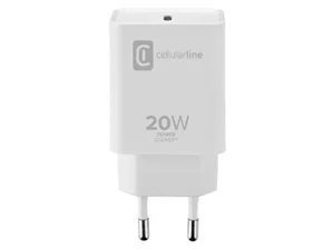 Image Incarcator Cellularline USB-C Charger 20W White