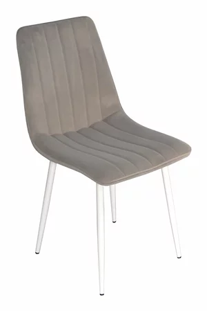 Image Scaun de bucatarie Evelin XR-154 Wh Light Grey-52 Velur
