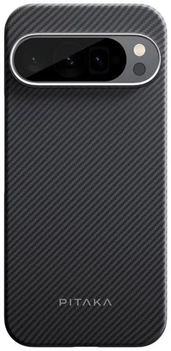 Image Чехол Pitaka Google Pixel 9 Black Grey Twill