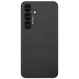 Image Чехол Pitaka MagEZ Case 4 for Samsung S24 Black/Grey Twill