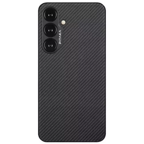 Image Чехол Pitaka MagEZ Case 4 for Samsung S24 Black/Grey Twill