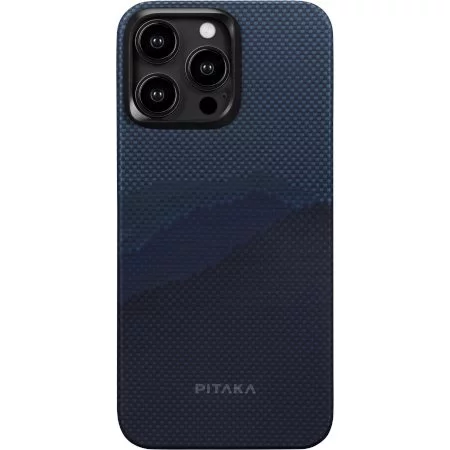 Image Husă Pitaka MagEZ Case 4 for iPhone 15 Pro Max Blue