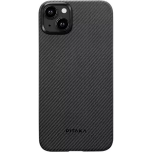 Image Чехол Pitaka MagEZ Case 4 for iPhone 15 Black/Grey Twill 600D