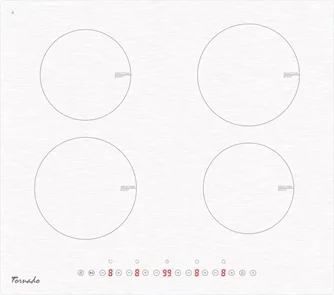 Plita cu inductie Tornado GTR600NLP Induction White