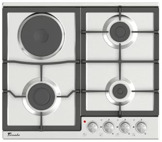 Plita incorporabila combinata Tornado BRD60 3G1E IX