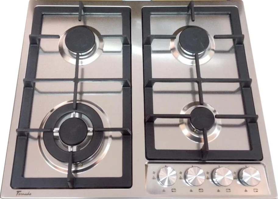 Image Plita de gaz Tornado TEXTURE 6041 Iron Inox