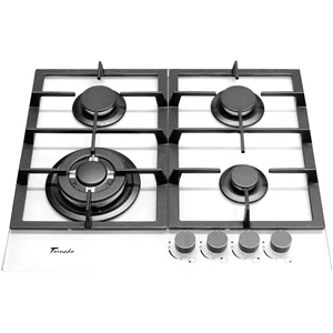 Image Plită incorporabilă cu gaz Tornado TR4033 White Glass