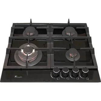 Plita de gaz Tornado TR4033 BLACK GLASS