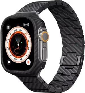 Image Curea Pitaka Modern Carbon Fiber Watch Bands AWB2307