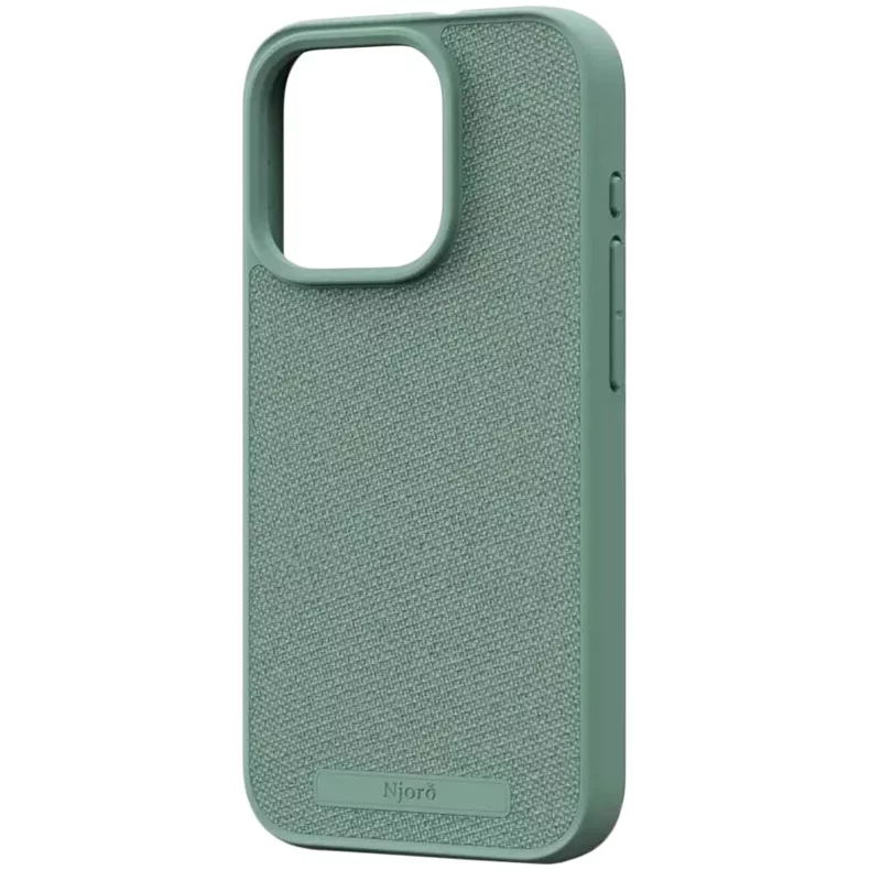 Image Husă NJORD Fabric for iPhone 15 Pro MagSafe Turquoise