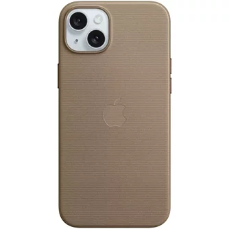 Husă Apple Original iPhone 15 Plus Fine Woven Case with MagSafe Taupe