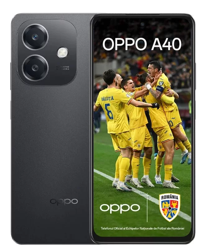 Image Мобильный телефон Oppo A40 4/128Gb Sparkie Black