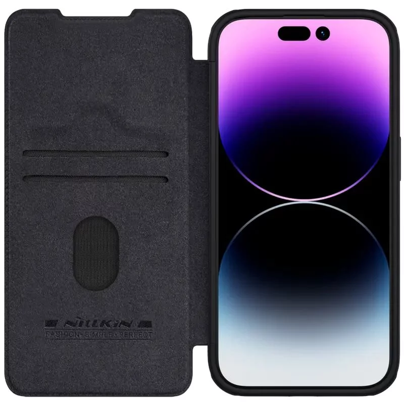 Image Чехол Nillkin for Apple iPhone 15 Pro Max Qin Pro Black