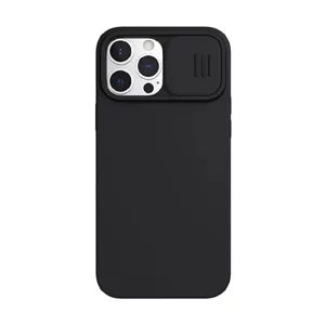 Image Чехол Nillkin for Apple iPhone 13 Pro CamShield Silky Magnetic Silicone Elegant Black