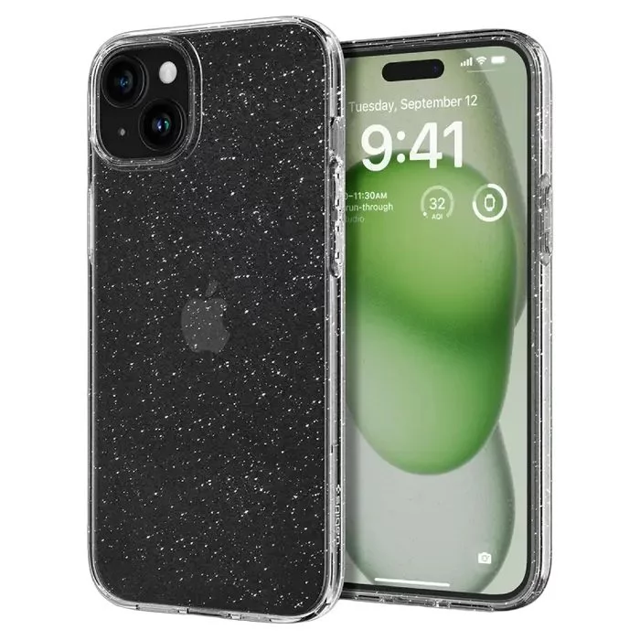 Image Чехол Spigen iPhone 15 Plus Liquid Glitter Crystal
