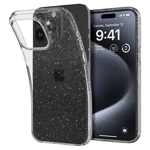 Image Чехол Spigen iPhone 15 Liquid Glitter Crystal