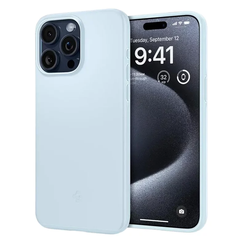Image Чехол Spigen for iPhone 15 Thin Fit Mute Blue
